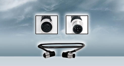 Furuno 000-166-950 NMEA2000 Micro Cable, NMEA2000 Micro Cable, 1 Meter, Male-Female connectors, UPC 611679315359 (000166950 000-166-950 00-0166950)