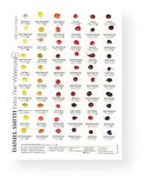 Daniel Smith 001900482 Extra Fine Watercolor 238 Dot Color Chart; Provided on Watercolor Paper, includes the painting properties for every color with a paintable dot you can try out for yourself; Shipping dimensions 11.00 x 8.50 x 0.25 inches; Shipping weight 0.15 lbs; UPC 743162030224 (DS001900482 1900482 D-001900482 ALVIN ARTWORK ARTIST DRAWING) 