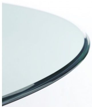 Bassett Mirror 0045EC Model 0045 Clear Glass Dinning Top, Size 48RD, Weight 69 pounds (0045-EC 0045 EC)