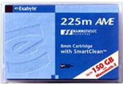 Exabyte 00558 AME 225m with SmartClean - 1 x 8mm tape 60 GB / 150 GB - storage, UPC 709550005588, 0.15 Lbs(00-558, 00 558, 558, Exabyte558)