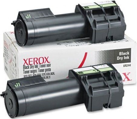 Xerox 006R00244 Model 6R244 Black Toner (2 Pack) for use with CopyCentre 5018, 5021, 5028, 5034, 5328, 5334, 5624, 5626, 5818, 5820, 5828, 5830, Bookmark 21 copier models, Average yield 20000 copies at 5% area coverage, New Genuine Original OEM Xerox Brand (006-R00244 006 R00244 006R-00244 006R 00244)