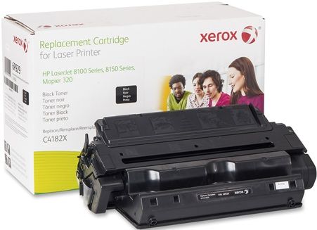 Xerox 006R00929 Replacement Black Toner Cartridge Equivalent to C4182X for use with HP Hewlett Packard LaserJet 8100, 8100dn, 8100mfp, 8100n, 8150, 8150hn, 8150mfp and 8150n Printers; 21800 Page Yield Capacity, New Genuine Original OEM Xerox Brand, UPC 095205609295 (006-R00929 006 R00929 006R-00929 006R 00929 6R929) 