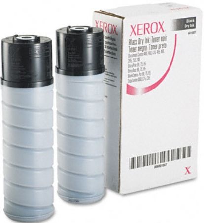 Xerox 006R01007 Model 6R1007 Black Toner Cartridge (2 Pack) for use with Document Centre 240, 255, 265, 460, 470, 480, 490, DocuPrint 65, 75, 90, DocuTech 65, 75, 90, CopyCentre 65, 75, 90, WorkCentre Pro 65, 75, 90, Average 47000 prints at 5% area coverage, New Genuine Original OEM Xerox Brand (006-R01007 006 R01007 006R-01007 006R 01007)