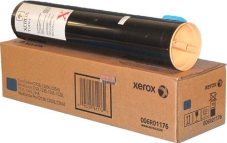 Xerox 006R01176 Cyan Toner Cartridge For use with 7328/7335/7345/7346 WorkCentre, WorkCentre Pro C2128/C2636/C3545 and C2128/C2636/C3545 CopyCentre; Approximate yield 26000 average standard pages; New Genuine Original OEM Xerox Brand, UPC 095205611762 (006-R01176 006 R01176 006R-01176 006R 01176 6R1176) 