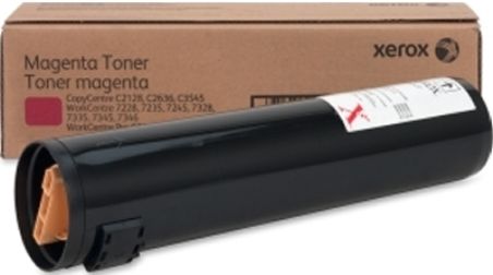 Xerox 006R01177 Magenta Toner Cartridge For use with WorkCentre Pro C2128, C2636, C3545, WorkCentre 7328, 7336, 7345, 7346 Color Multifunction Printers, Average yield of 16000 prints at 5% area coverage, New Genuine Original OEM Xerox Brand, UPC 095205611779 (006-R01177 006 R01177 006R-01177 006R 01177 6R1177) 