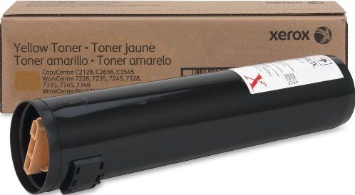 Xerox 006R01178 Yellow Toner Cartridge For use with WorkCentre Pro C2128, C2636, C3545 and WorkCentre 7328, 7336, 7345, 7346, Approximate yield 15000 average standard pages, New Genuine Original OEM Xerox Brand, UPC 095205611786 (006-R01178 006 R01178 006R-01178 006R 01178 6R1178) 