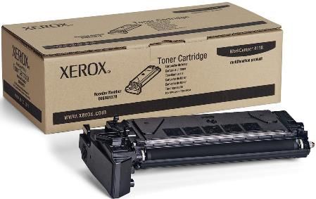Xerox 006R01278 Black Toner Cartridge for use with WorkCentre 4118 and FaxCentre 2218 Multifunction Printers, 8000 Page Yield Capacity, New Genuine Original OEM Xerox Brand, UPC 095205612783 (006-R01278 006 R01278 006R-01278 006R 01278 6R1278) 