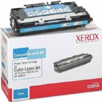 Xerox 006R01293 Replacement Cyan Toner Cartridge Equivalent to Q2681A for use with HP Hewlett Packard LaserJet 3700 Series Printers, Up to 6000 Page Yield Capacity, New Genuine Original OEM Xerox Brand, UPC 095205612936 (006-R01293 006 R01293 006R-01293 006R 01293 6R1293)  