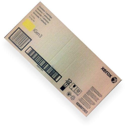 Xerox 006R01303 Toner Cartridge, Laser Print Technology, Yellow Print Color, 100,000 pages Yield, For use with Xerox DocuColor iGen3 Printer, UPC 095205613032 (006R01303 006R-01303 006R 01303 XER006R01303)