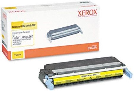 Xerox 006R01315 Replacement Yellow Toner Cartridge Equivalent to C9732A for use with HP Hewlett Packard LaserJet 5500 and 5550 Printer Series, 12,800 Page Yield Capacity, New Genuine Original OEM Xerox Brand, UPC 095205613155 (006-R01315 006 R01315 006R-01315 006R 01315 6R1315) 