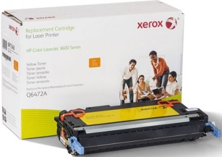 Xerox 006R01340 Replacement Yellow Toner Cartridge Equivalent to Q6472A for use with HP Hewlett Packard Color LaserJet 3600 Series Printers, Up to 4000 Page Yield Capacity, New Genuine Original OEM Xerox Brand, UPC 095205613407 (006-R01340 006 R01340 006R-01340 006R 01340 6R1340) 