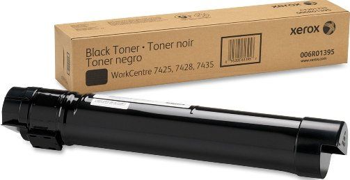 Xerox 006R01395 Toner Cartridge, Laser Print Technology, Black Print Color, 26000 Page Typical Print Yield, For use with Xerox WorkCentre Multifunction Printers 7425, 7428, 7435, UPC 095205613957 (006R01395 006R-01395 006R 01395) 