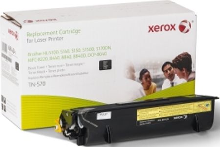 Xerox 006R01424 Replacement Black Toner Cartridge Equivalent to Brother TN570 for use with Brother DCP-8040, DCP-8045D, HL-5100, HL-5140, HL-5150, HL-5150D, HL-5150DLT, HL-5170DN, HL-5170DNLT, MFC-8120/MFC-8220/MFC-8440/MFC-8640D, MFC-8840, MFC-8840D and MFC-8840DN Printers, Up to 6700 Page Yield Capacity, New Genuine Original OEM Xerox Brand, UPC 095205604245 (006-R01424 006 R01424 006R-01424 006R 01424 6R1424) 