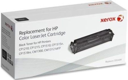 Xerox 006R01439 Replacement Black Toner Cartridge Equivalent to CB540A for use with HP Hewlett Packard LaserJet CP1201, 1215, 1510, 1515n, CP1518, CM 1300, CM1312 and 1320 MFP Laser Printers; 2500 Page Yield Capacity, New Genuine Original OEM Xerox Brand, UPC 095205756821 (006-R01439 006 R01439 006R-01439 006R 01439 6R1439) 