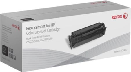 Xerox 006R01485 Replacement Black Toner Cartridge Equivalent to CC530A for use with HP Hewlett Packard LaserJet CP2025 and CM2320 Printer Series, Up to 3500 Page Yield Capacity, New Genuine Original OEM Xerox Brand, UPC 095205763324 (006-R01485 006 R01485 006R-01485 006R 01485 6R1485) 