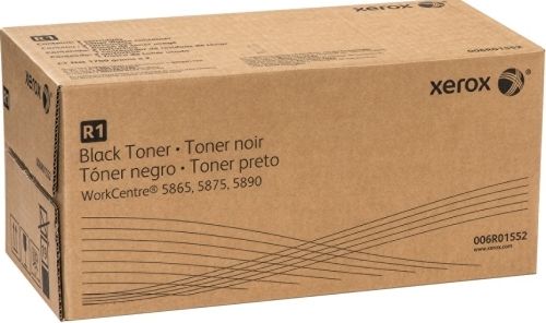Xerox 006R01552 Toner Cartridge, Laser Printing Technology, Black Color, Up to 110000 Pages Duty Cycle, For use with Xerox WorkCentre Printers 5865, 5875, 5890, UPC 095205615524 (006R01552 006R 01552 006R-01552  XER006R01552)