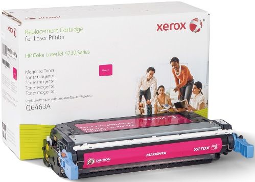 Xerox 006R03024 Toner Cartridge, Laser Printing Technology, Magenta Color, Up to 12000 pages Duty Cycle, For use with HP Color LaserJet 4730mfp, 4730x mfp, 4730xm mfp, 4730xs mfp, CM4730 MFP, CM4730f MFP, CM4730fm MFP, CM4730fsk MFP, HP OEM Compatible Brand, Q6463A OEM Compatible Part Number, UPC 095205982725 (006R03024 006R-03024 006R 03024)
