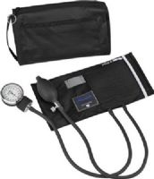 Mabis 01-160-021 MatchMates Aneroid Sphygmomanometers Kit, Black, Neatly stored in carrying case, Lifetime calibration warranty, Carrying Case: 9" x 5" x 2" (01-160-021 01160021 01160-021 01-160021 01 160 021) 