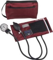 Mabis 01-160-071 MatchMates Aneroid Sphygmomanometers Kit, Burgundy, Neatly stored in carrying case, Lifetime calibration warranty, Carrying Case: 9" x 5" x 2" (01-160-071 01160071 01160-071 01-160071 01 160 071) 