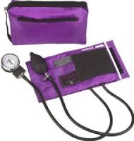 Mabis 01-160-201 MatchMates Aneroid Sphygmomanometers Kit, Purple, Neatly stored in carrying case, Lifetime calibration warranty, Carrying Case: 9" x 5" x 2" (01-160-201 01160201 01160-201 01-160201 01 160 201) 
