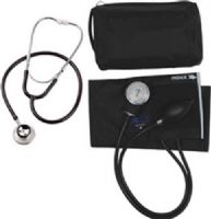 Mabis 01-260-021 MatchMates Dual Head Stethoscope Combination Kit, Black, Each stethoscope features a binaural, lightweight anodized aluminum chest piece, 22” vinyl Y-tubing, spare diaphragm and a pair of mushroom ear tips, Stethoscope, accessories and Sphygmomanometers come neatly stored in the matching carrying case (01-260-021 01260021 01260-021 01-260021 01 260 021) 