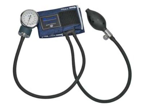 Mabis 01-130-013 CALIBER Aneroid Sphygmomanometers with Blue Nylon Cuff, Infant, Offers proven reliability at an affordable price, Designed for many years of demanding service in the hospital, nursing home or EMT fields (01130013 01130-013 01-130013 01 130 013)