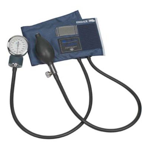 Mabis 01-130-015 CALIBER Aneroid Sphygmomanometers with Blue Nylon Cuff, Child, Offers proven reliability at an affordable price, Designed for many years of demanding service in the hospital, nursing home or EMT fields (01130015 01130-015 01-130015 01 130 015)