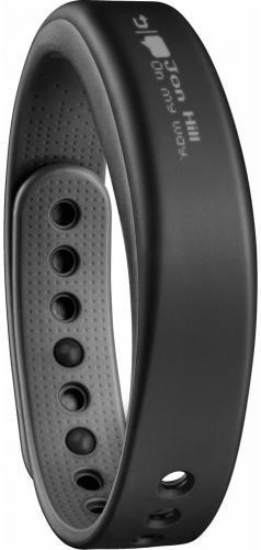 Garmin 010-01317-15 vivosmart Activity Tracker (Large, Slate); Learns your activity level and assigns a personalized daily goal; Displays steps, calories, distance; monitors sleep; Pairs with heart rate monitor for fitness activities; 1+ year battery life; water-resistant (50 meters); Save, plan and share progress at Garmin Connect; Display size, WxH: 1.00