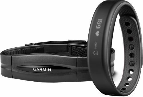 Garmin 010-01317-40 vivosmart Activity Tracker Bundle (Small, Black); Learns your activity level and assigns a personalized daily goal; Displays steps, calories, distance; monitors sleep; Pairs with heart rate monitor for fitness activities; 1+ year battery life; water-resistant (50 meters); Save, plan and share progress at Garmin Connect; Display size, WxH: 1.00