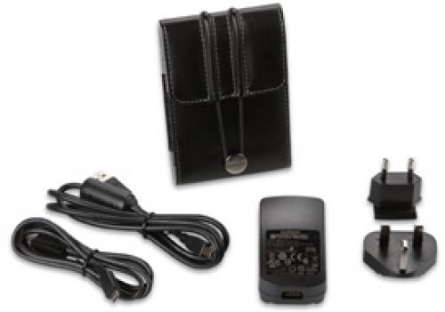 Garmin 010-11305-05 Travel Pack; Protect, power and charge your compatible nvi on the go with this travel pack; Includes a carrying case to protect your 3; 5-inch or 4; 3-inch device from scratches; an AC adapter for charging; international adapter plugs for the U; S;, U; K; and Europe; and mini- and micro-cables that connect the AC adapter to the unit; UPC 753759980290 (0101130505 010-11305-05 010-11305-05)