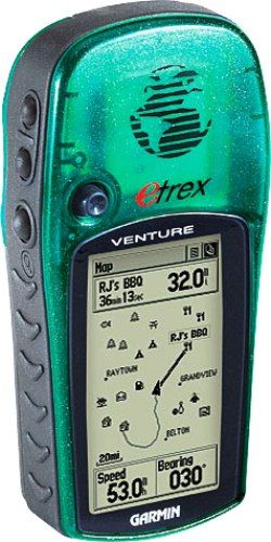 Garmin 010-00225-10 eTrex Venture System with English and French Manual/Packaging (0100022510 010-0022510 ETREX-VENTURE)