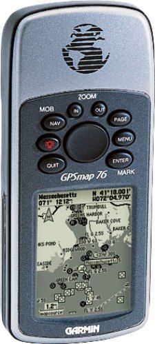 Garmin 010-00249-03 GPSMAP 76 Handheld/Portable System with Americas Detailed Basemap, English and French Manual/Packaging; Display 1.6