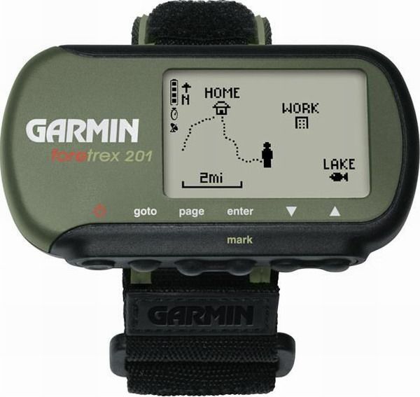 Garmin 010-00361-00; model Foretrex 201 Personal Navigator GPS System, Stores 500 waypoints; automatic reversible track log (0100036100 01000361-00 010-0036100 010-00361 753759045302)