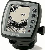 Garmin 010-00459-00 Fishfinder 90 System with Dual beam transducer (plastic transom/trolling motor mount with temp) (0100045900 010-0045900 FISHFINDER-90) 