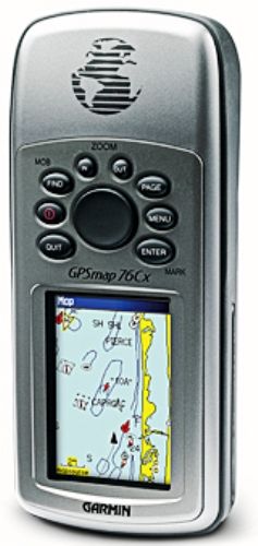 Garmin 010-00468-00 GPSMAP 76Cx Handheld/Portable System with North American Detailed Basemap, Display 1.5 W x 2.2 H, 2.6-diagonal, 256-color, transflective TFT (160 x 240 pixels), 1,000 user waypoints with name and graphic symbol; 50 reversible routes, Built-in quad-helix receiving antenna with remote antenna capability, UPC 753759051631 (0100046800 010-0046800 GPSMAP76CX GPSMAP-76CX 76C)