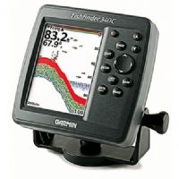 Garmin 010-00505-02; FishFinder 340C with 200/50KHz Transducer plastic transom mount with depth and temperature; 256-color TFT display, 3.0” W x 4.0 H, 5.0-inch diagonal, 240 x 320 pixels; Depth: 1,500 feet dual frequency, 900 feet dual beam (0100050502 010-0050502 010-00505 340-C) 