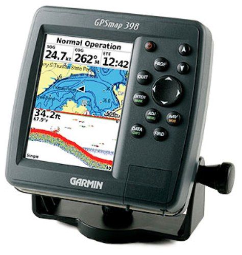 Garmin 010-00509-00 GPSMAP 398 with Internal Antenna And Built-in Inland Lakes Detail For US, w/Dual Beam Xdcr, 256-color TFT display, 4.0H x 3.0W, 5.0-inch diagonal, 320 x 240 pixels (0100050900 010-0050900 GPSMAP398 GPSMAP-398 398C)