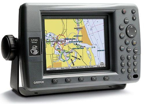 Garmin 010-00527-00 GPSMAP 3206 System With GPS 17 Sensor And Built-in BlueChart g2 For US Coastal Waters Incl. Alaska, Hawaii, WAAS-enabled, 12 parallel channel GPS sensor with 30 ft. cable length (0100052700, 010-0052700, GPSMAP-3206, 3206)