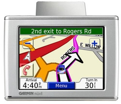 Garmin 010-00538-00 Remanufactured nvi 360 Mobile GPS Receiver with card slot, preloaded, full coverage, optional FM TMC traffic alerts, Bluetooth wireless, Supports FM TMC traffic alerting, Includes Garmin Lock, an anti-theft feature, Voice announces streets by name, Fingertip touch-screen interface, SD memory card expansion slot, USB interface for loading data (0100053800 010-0053800 NUVI360 NUVI-360 GA-010N053800  010N053800-R 010N053800R GA010N053800) 