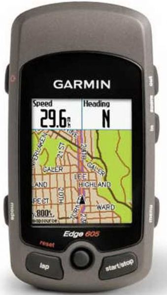 Garmin 010-00555-00 model Edge 605 Bicycle Computer and GPS Navigator, 100 Waypoints, 50 Routes, 176 x 220 Resolution, 2.2