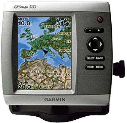 Garmin 010-00610-00 model GPSMAP 520 GPS receiver, 12 channel Receiver, LCD Display Type, 240 x 320 Resolution, 5