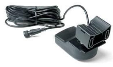 Garmin 010-00703-00 Intelliducer Transom Mount, Transducer determines water depth and temperature and sends the data to your NMEA 2000 device, UPC 753759076139 (010 00703 00 0100070300)