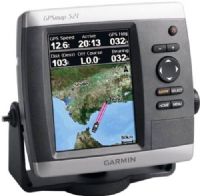 Garmin 010-00760-01 GPSMAP 521s Marine GPS Receiver with Dual-frequency Transducer, Display size 3.0" x 4.0"/5.0" diagonal (7.6 x 10.2 cm/12.7 cm diagonal), Display resolution 234 x 320 pixels, 3000 Waypoints/favorites/locations, 100 Routes, Preloaded worldwide marine basemap, AutoGain technology enhances target visibility, UPC 753759095994 (0100076001 01000760-01 010-0076001 GPSMAP521S GPSMAP-521S) 