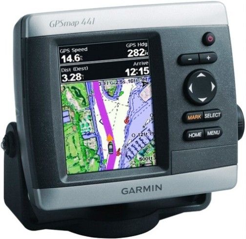 Garmin 010-00766-00 GPSMAP 441 Marine GPS Receiver, Display size 2.4" x