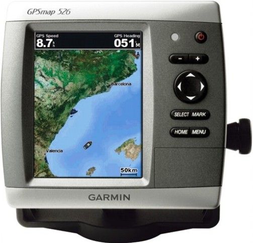 Garmin 010-00772-01 GPSMAP 526s Marine GPS Receiver with Dual-frequency Transducer, Display size 3.0