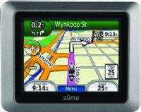 Garmin 010-00876-00 model zumo 220 Motorcycle GPS receiver, USB, Bluetooth Connectivity, Navigation instructions Voice, Built-in Antenna, 500 Waypoints, 10 Routes, 320 x 240 Resolution, 3.5" Diagonal Size, Avoid highways, quickest route, avoid toll roads, fast/short route Trip Computer, TFT  Display Type, Color Support, Touch screen, anti-glare Features, MP3, JPEG Supported Formats, USB Antenna - MCX Connector Type (010-00876-00 010 00876 00 0100087600 zumo 220 zumo-220 zumo220) 