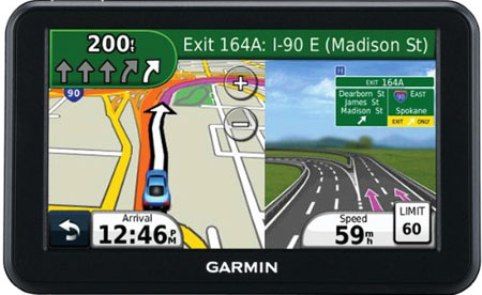Garmin 010-00991-00 model nvi 50 Automotive GPS receiver, Automotive Recommended, Canada, USA Preloaded Maps, microSD Card Reader, USB Interface, Lane Assistant Functions & Services, Navigation instructions Voice, MapSource City Navigator NT Included Software, Built-in Antenna, TFT - color - touch screen Type, 5