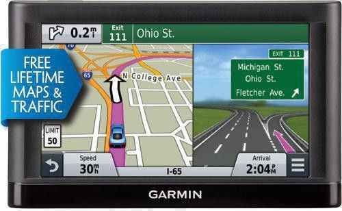 Garmin 010-01211-04 nuvi 67LMT GPS With Lower 49 Maps; Easy-to-use dedicated GPS navigator with 6.0