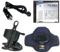 Garmin 010-10458-00 Auto Navigation Kit (City Select NA, full unlk, auto mount, friction mount, dash mount and 12-volt power cable) for GPSMAP 60/60CS, UPC 753759044725 (0101045800 010-10458000 010 10458 00) 