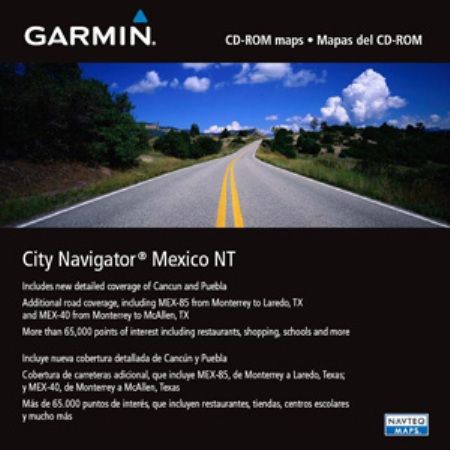 Garmin 010-10755-00 City Navigator Mexico NT microSD/SD Card, Displays roads, including motorways, national and regional thoroughfares and local roads, in Mexico; Displays points of interest throughout the country, including restaurants, lodging, attractions, shopping and more; Gives turn-by-turn directions on your device, UPC 753759054571 (0101075500 01010755-00 010-1075500)